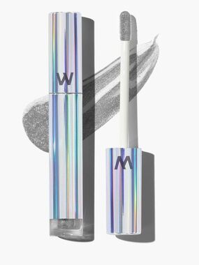 Wonderskin Wonder Blading Top Gloss in shade Silver Glitter